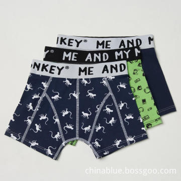 Boy's knitted animal cotton underwear